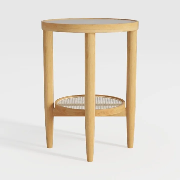 Nathan James Sonia Boho Round Accent End Table, 