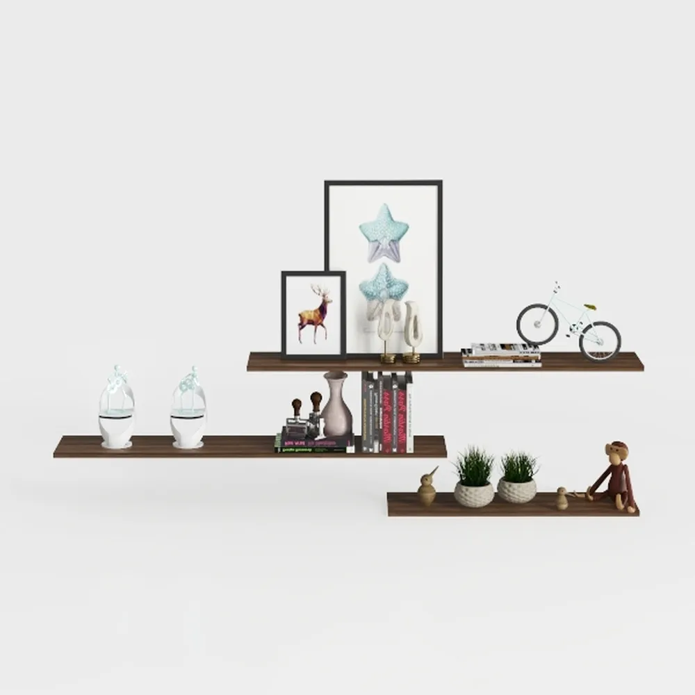 Floating Book Shelves for Wall 3-Pack, 24 Inch