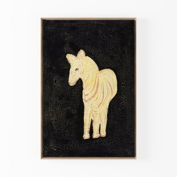 crmotu Vintage Framed Wall Art, Botanical Floral