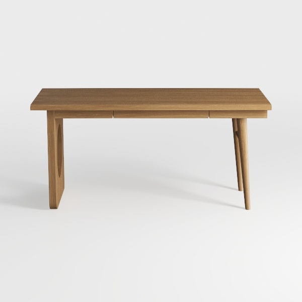 Unique Furniture Mid-Century Modern Wood Writing D