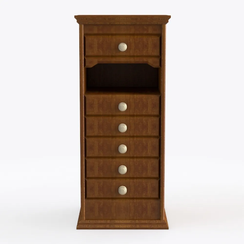 Modern Bedside Table with 2 Storage Drawers and