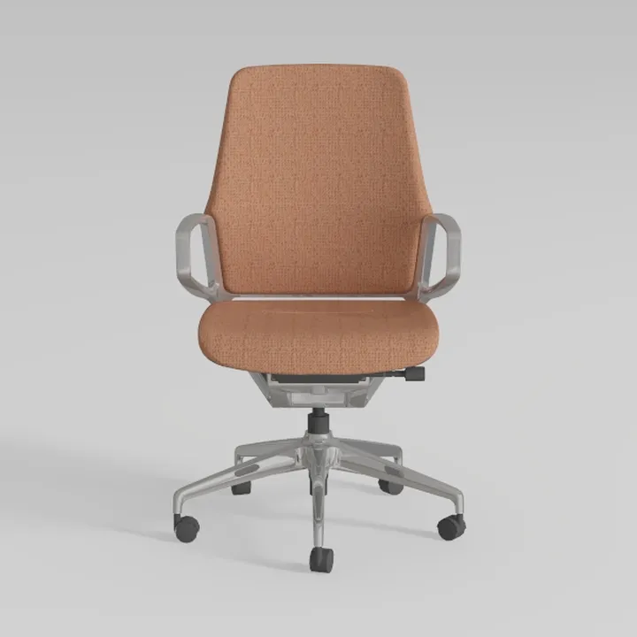 Modern Fabric Metal Office Chair 3D Model