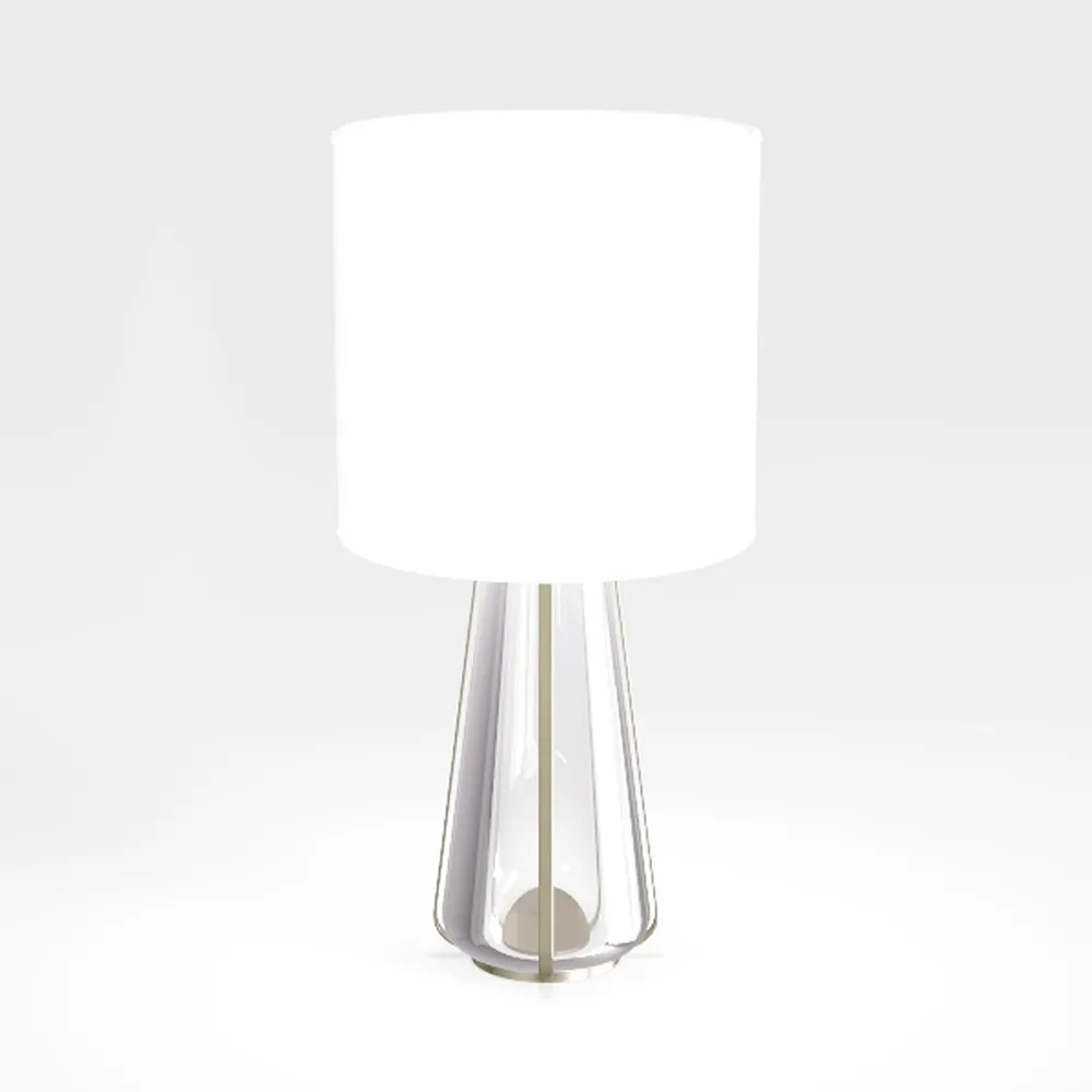 Simple Designs LT3303-RBZ Tear Drop Table Lamp