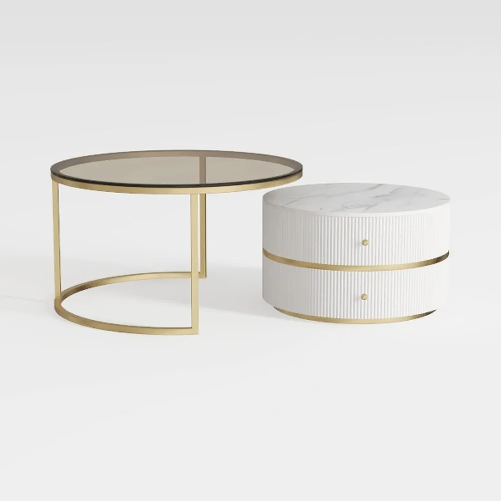 YITAHOME Round Lift Top Coffee Table, Coffee