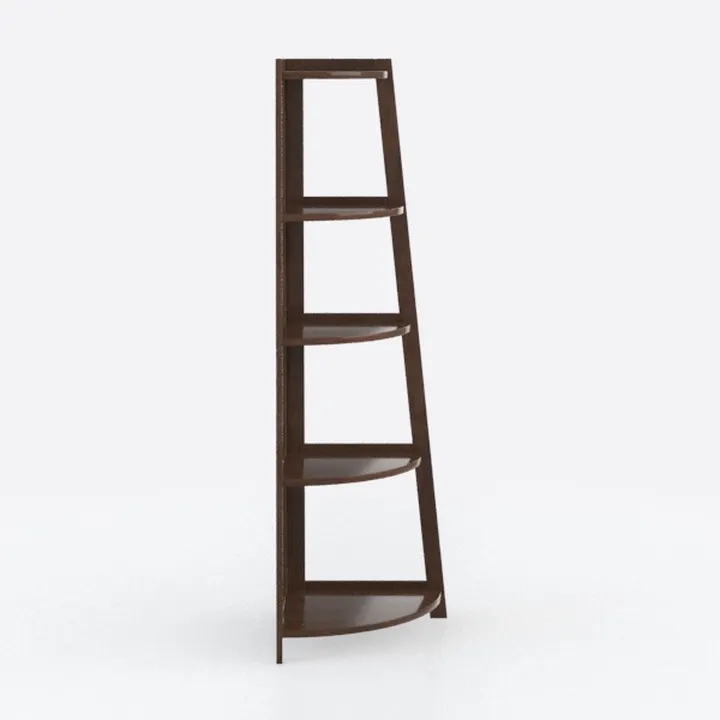 LITTLE TREE 5 Tier Tall Corner Shelf 70 Inch