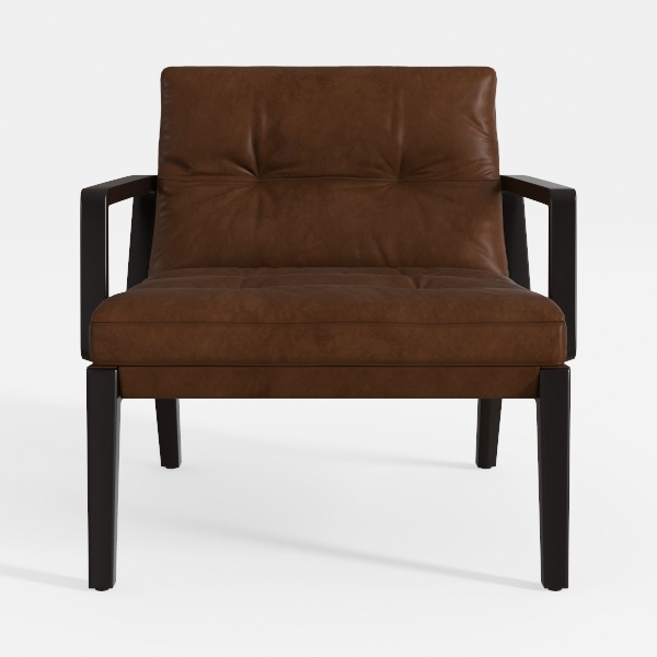 Yaheetech Mid-Century Accent Chairs, PU Leather