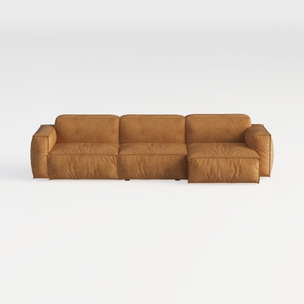 SIMPLIHOME Rex Right Corner Sectional Modular Sofa