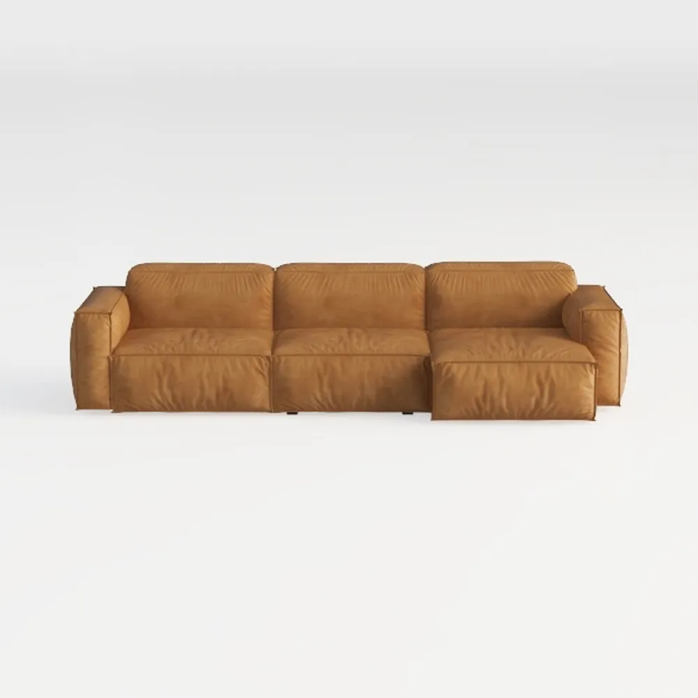 SIMPLIHOME Rex Right Corner Sectional Modular Sofa