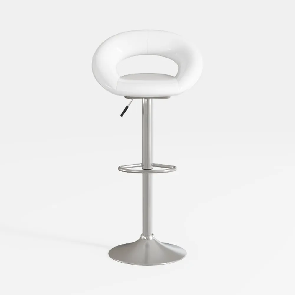 Bar Stools Modern PU Leather Adjustable Swivel