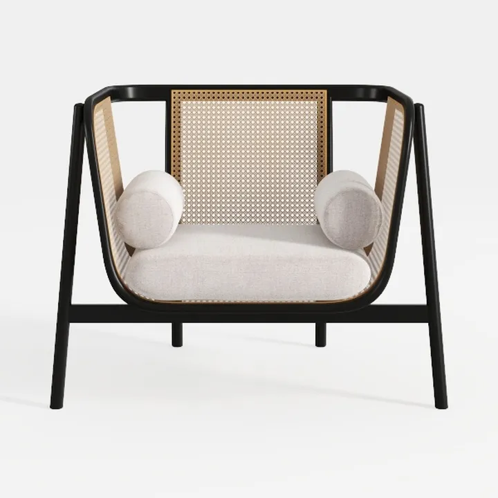 Yaheetech 4PCS Weave Dining Chair Mid-Century Mode