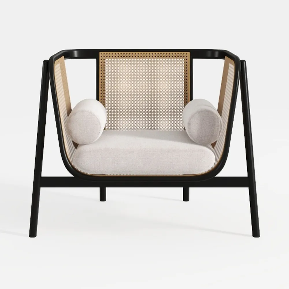 Yaheetech 4PCS Weave Dining Chair Mid-Century Mode