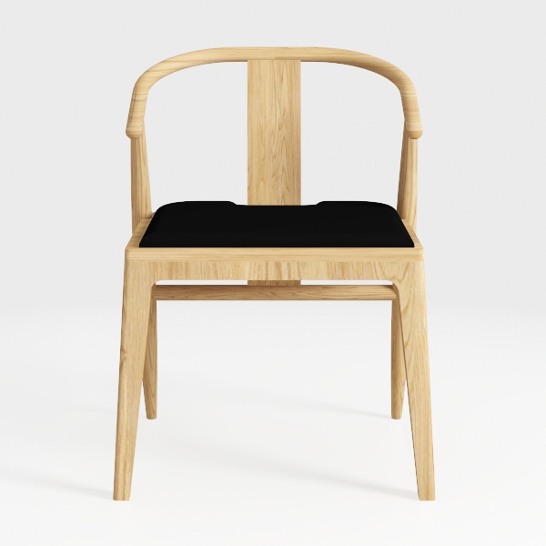 GOFLAME Bamboo Accent Chair, Mid-Century Modern Ar