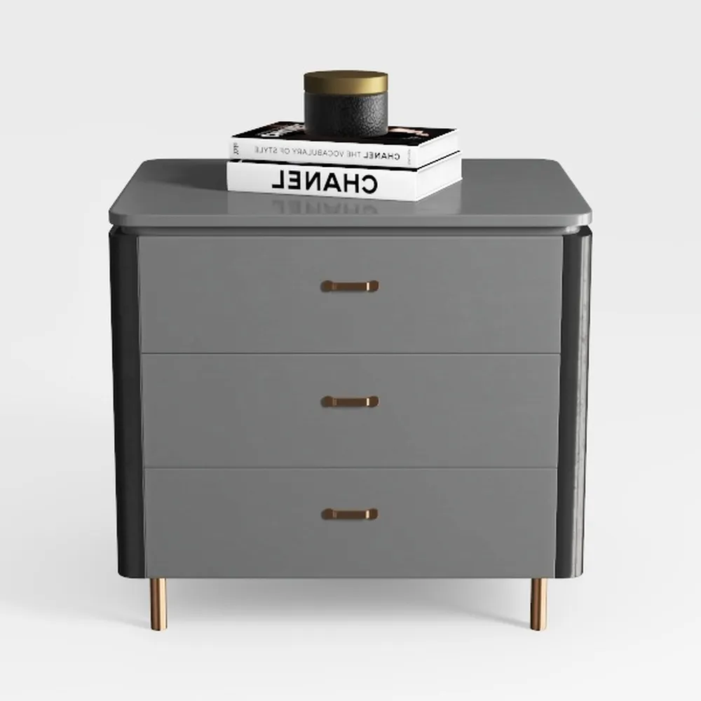 Nightstands Nightstand with 3 Drawers Bedside