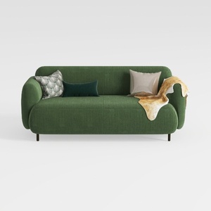 UIXE Loveseat Sofa, 63" Modern Love Seat Corduroy 