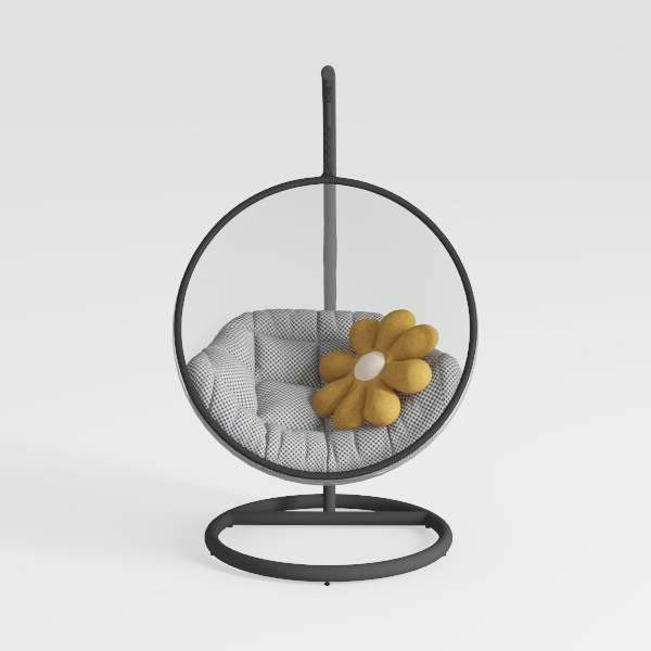 Meridian Furniture 507Black Luna Collection Modern