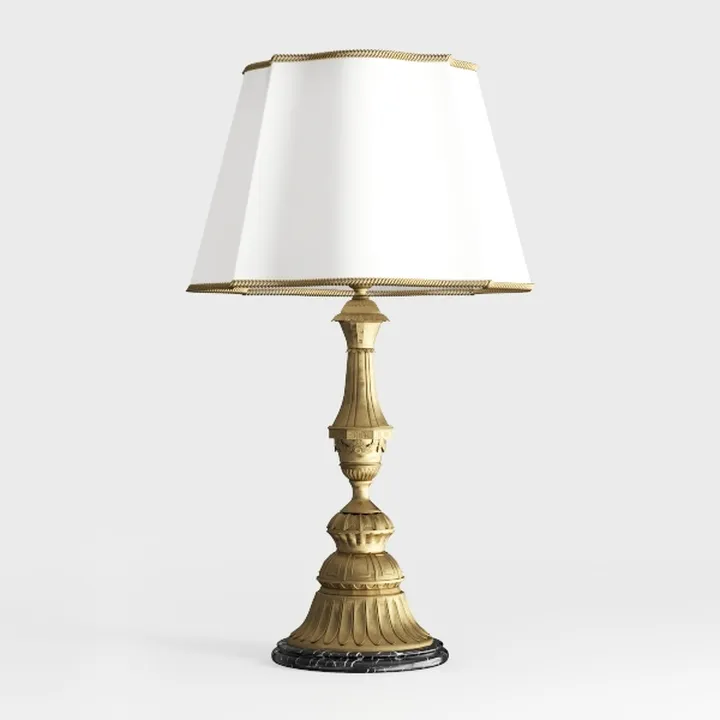 28.75" Modern Table Lamps Set of 2, Gold Bedside 