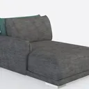 Cloud Couch Sectional, Boneless Couches for Living Right 45 Degree View