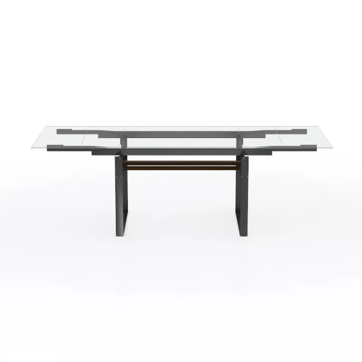 Flash Furniture Glass Computer Desk with Silver Me