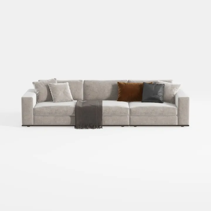 HONBAY Modular Sectional Sleeper Sofa with Pull