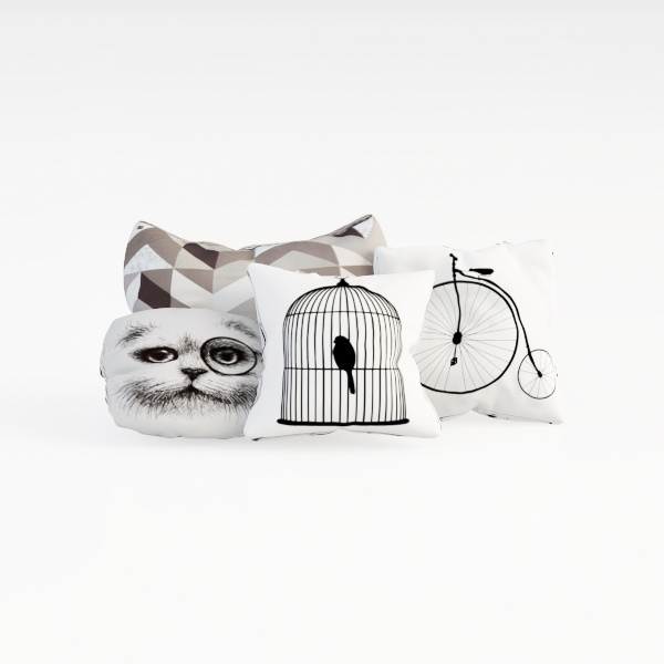 WACOMECO Pack of 2 Embroidered Decorative Throw