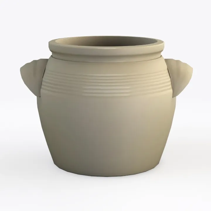 Minimalist Ceramic Decorative Planter Pot 3D Model