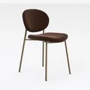 Soft Velvet Dining Chair,Counter Lounge Corner Right 45 Degree View