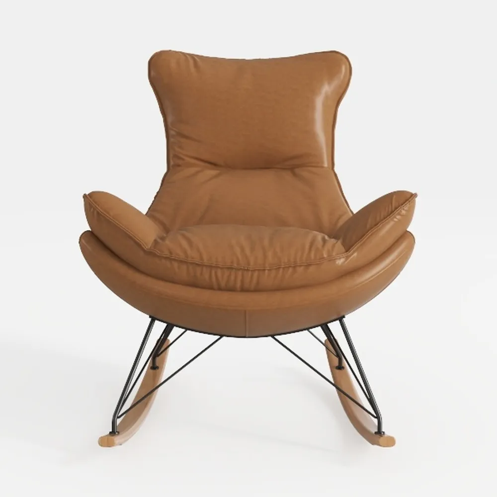 PU Leather Home Recliner Ergonomic Comfortable Des