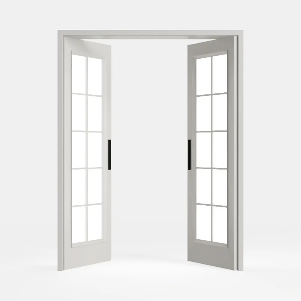 30"x80" French Pivot Door, High-Definition Mirror