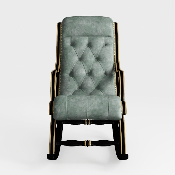 Christmas Office Chair Cover Green,Printed Elk