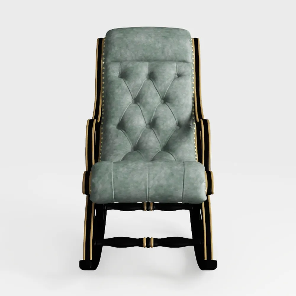 Christmas Office Chair Cover Green,Printed Elk