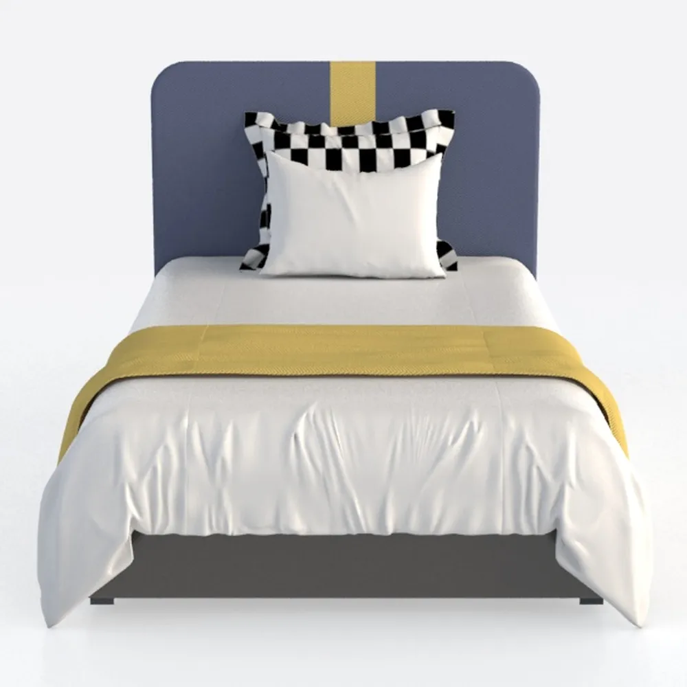 Rolanstar Bed Frame Twin Size with LED Lights and 