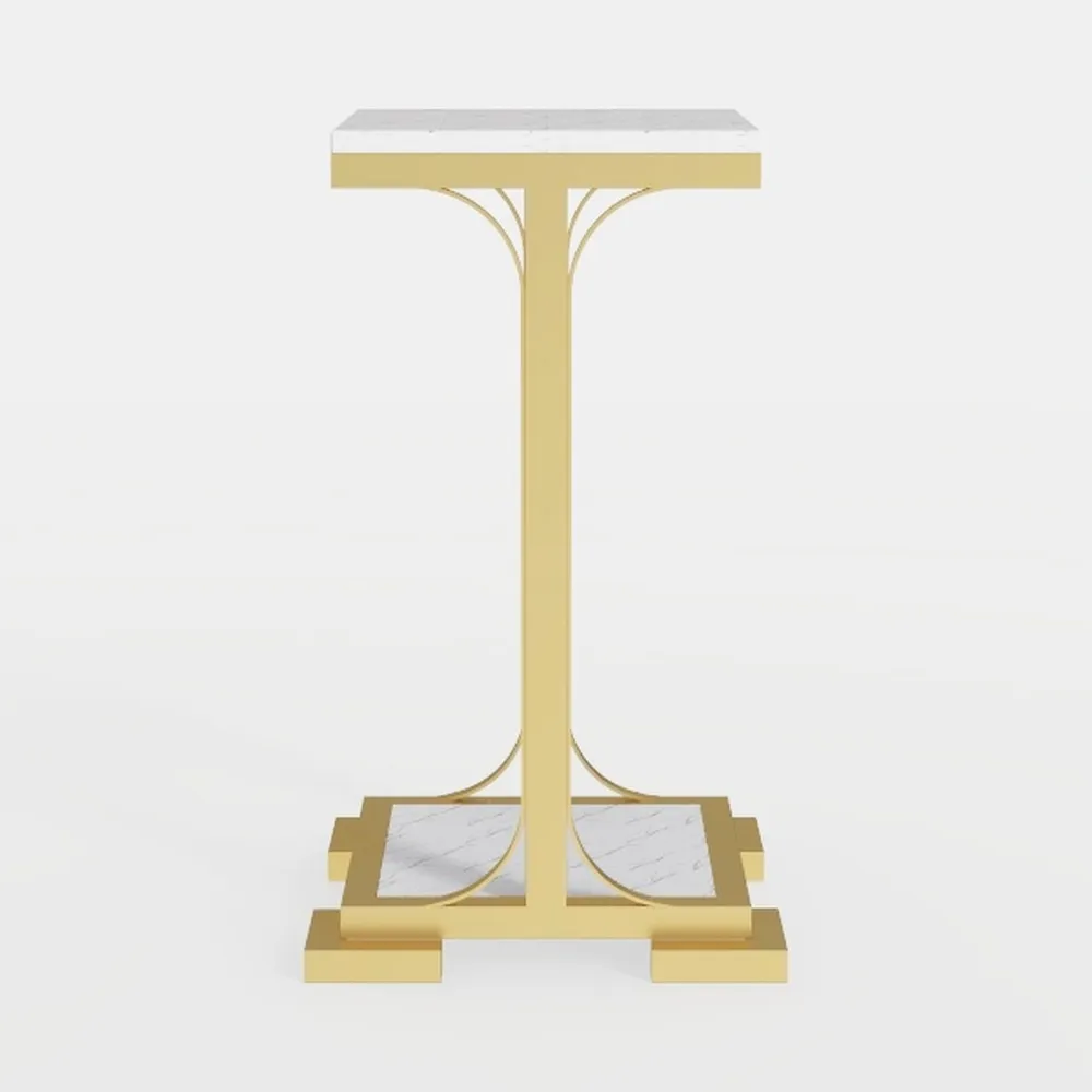 LITTLE TREE Narrow Side Table C Shaped End Table