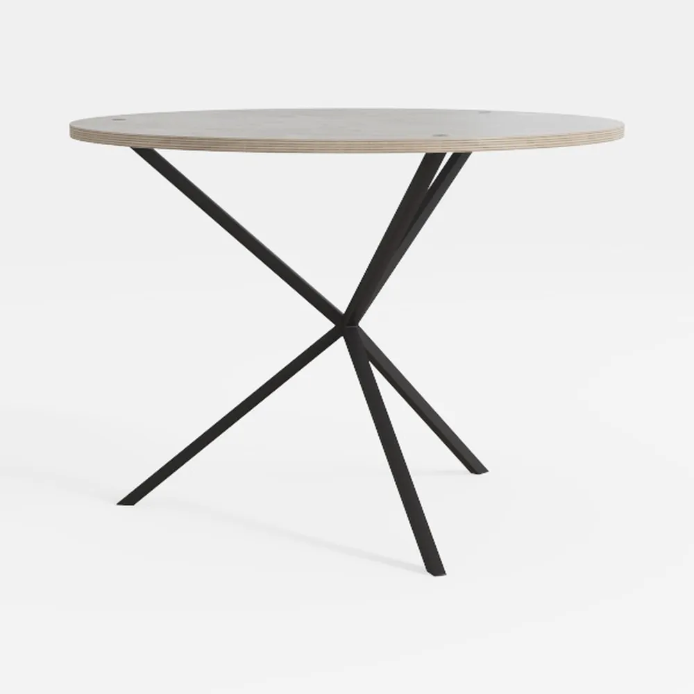 FurnitureR 31.5-Inch Round Dining Table for 2-4