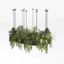 ceiling lamp-Wild Side Left 45 Degree View