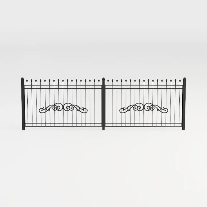 wrought iron fence-Cozy Garden Fences & Gates