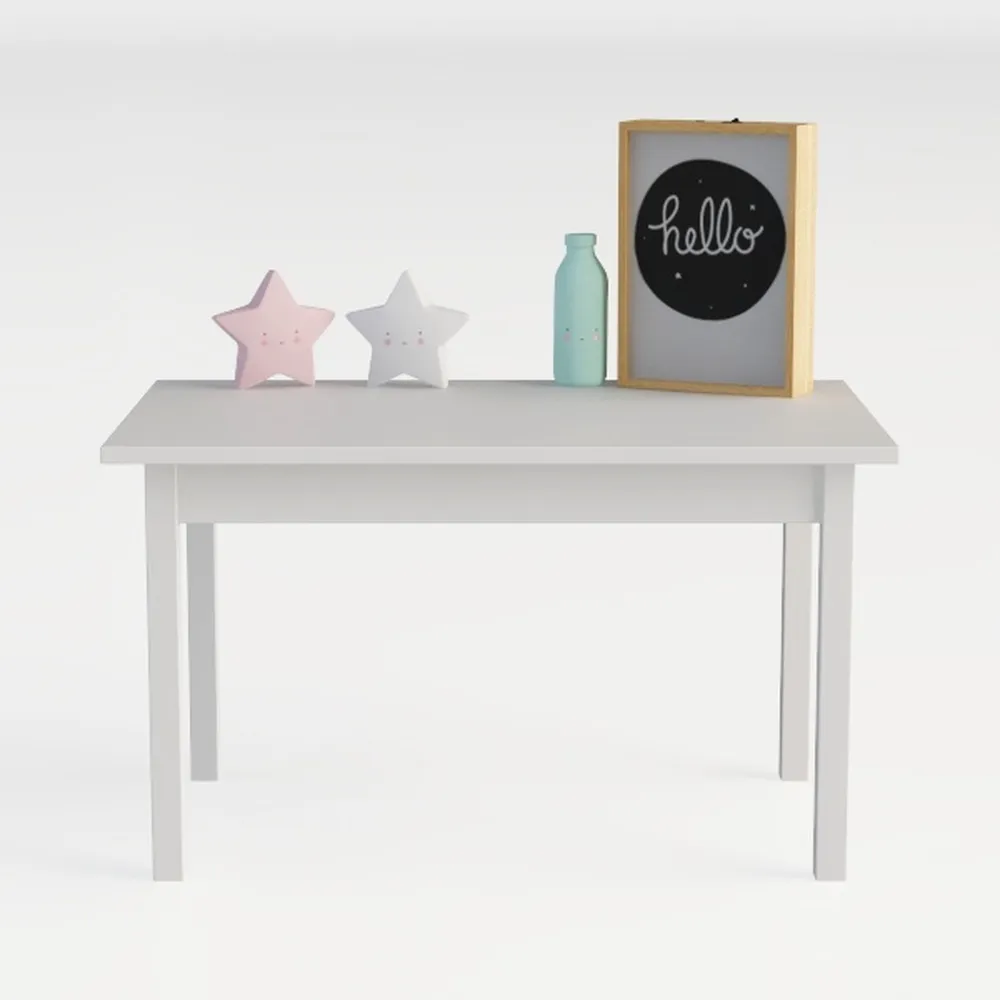 ProTuning Scrivania PÅHL, 96x58 cm, bianco/turchese