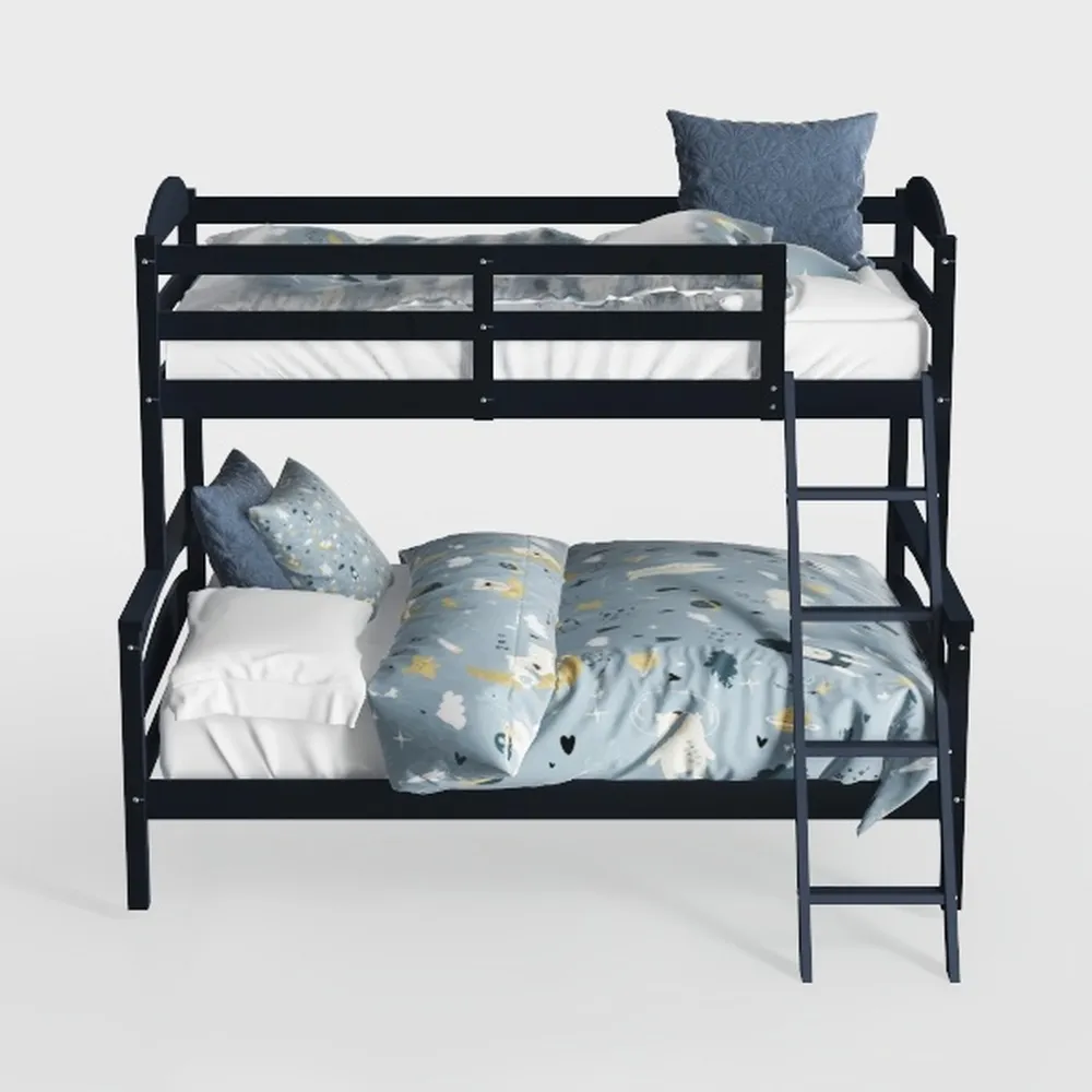 SHA CERLIN Loft Bunk Bed Twin Over Twin Size with 