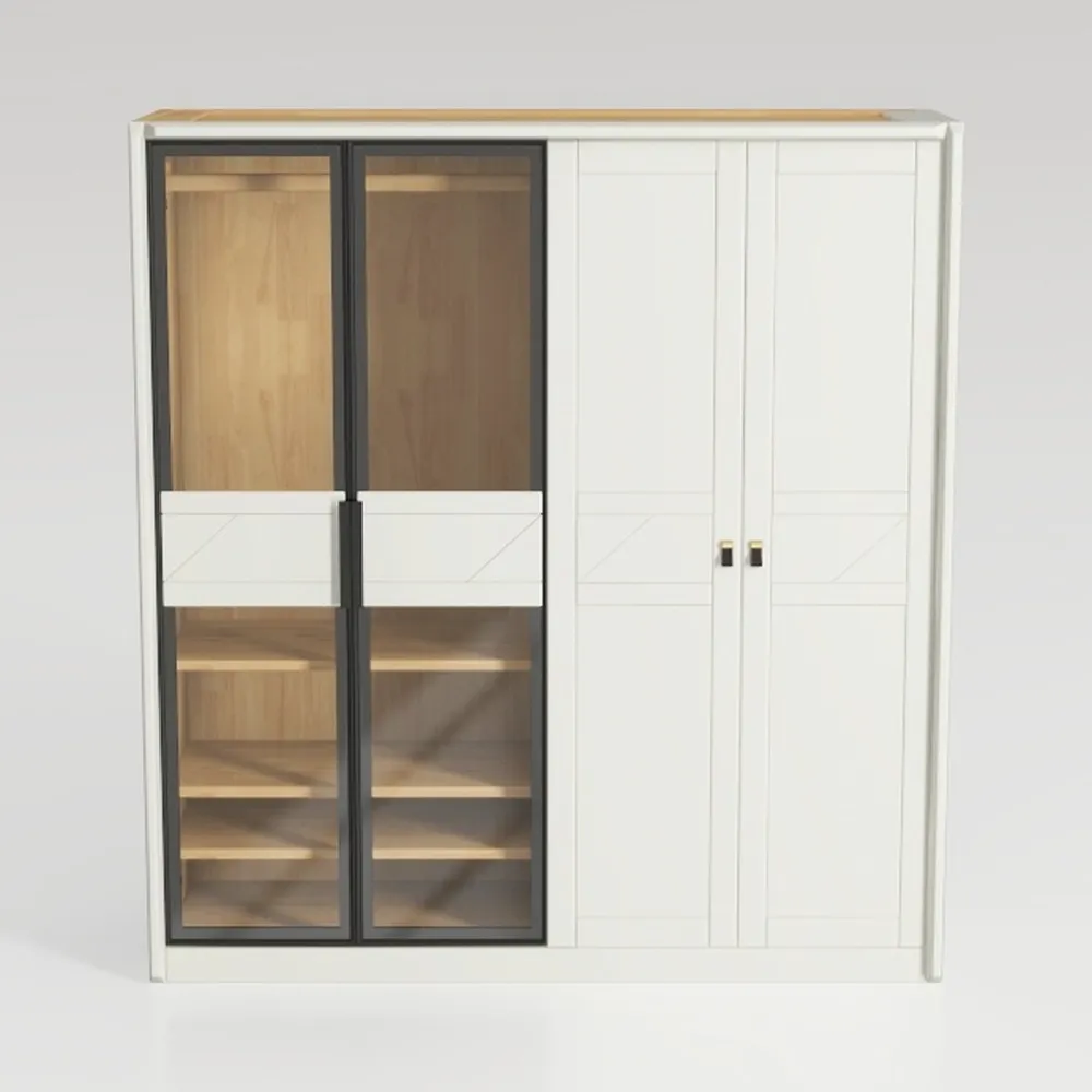 72” Tall Farmhouse Bookshelf, 32” Wide Large