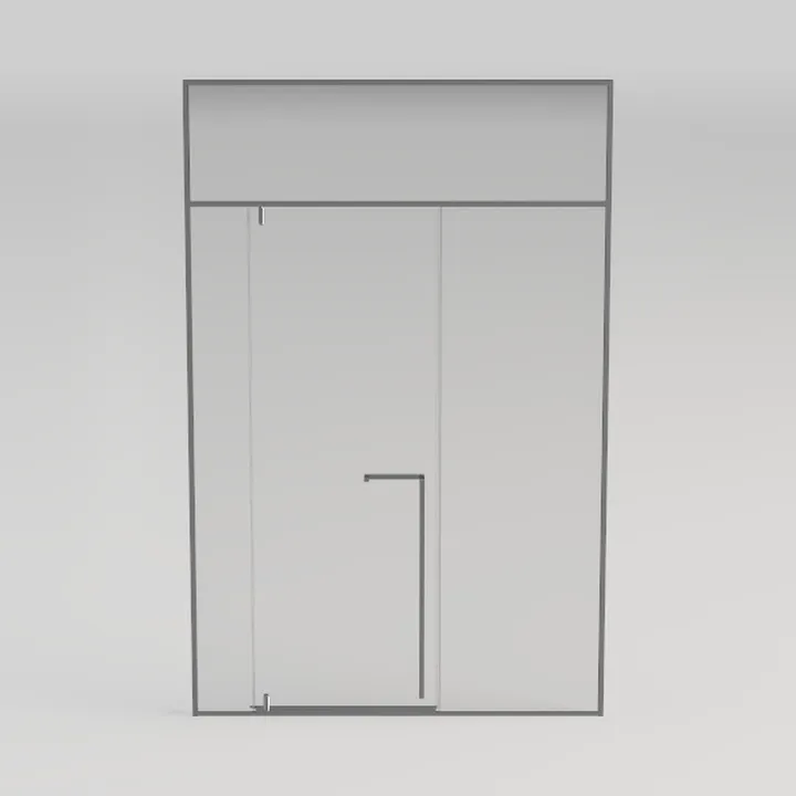 Bathtub Shower Glass Door 34 * 58 Inch, Bathroom