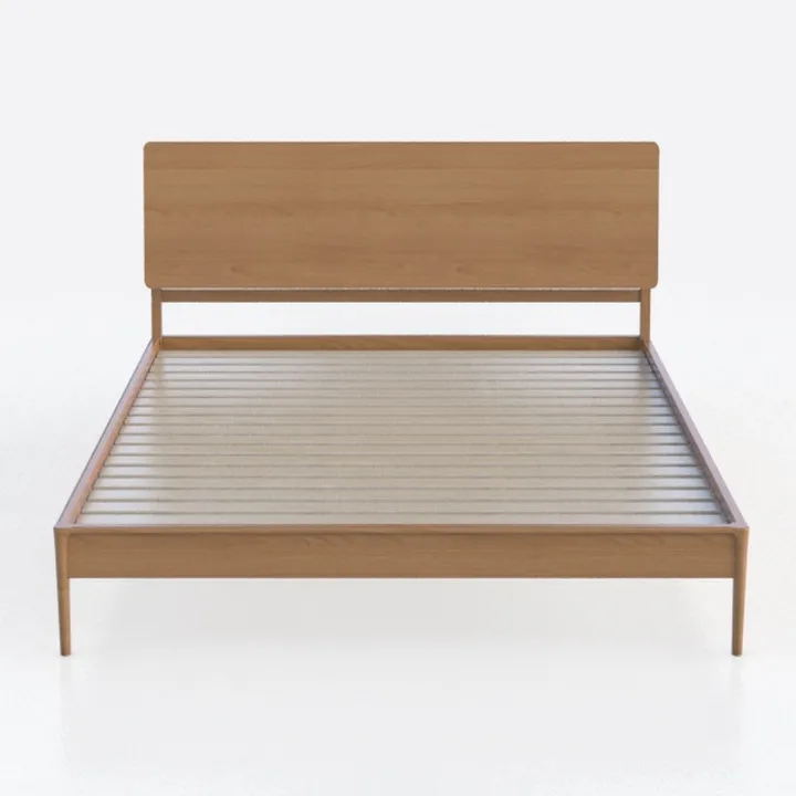 Moe's Home Collection Round Off Bed Wood Brown