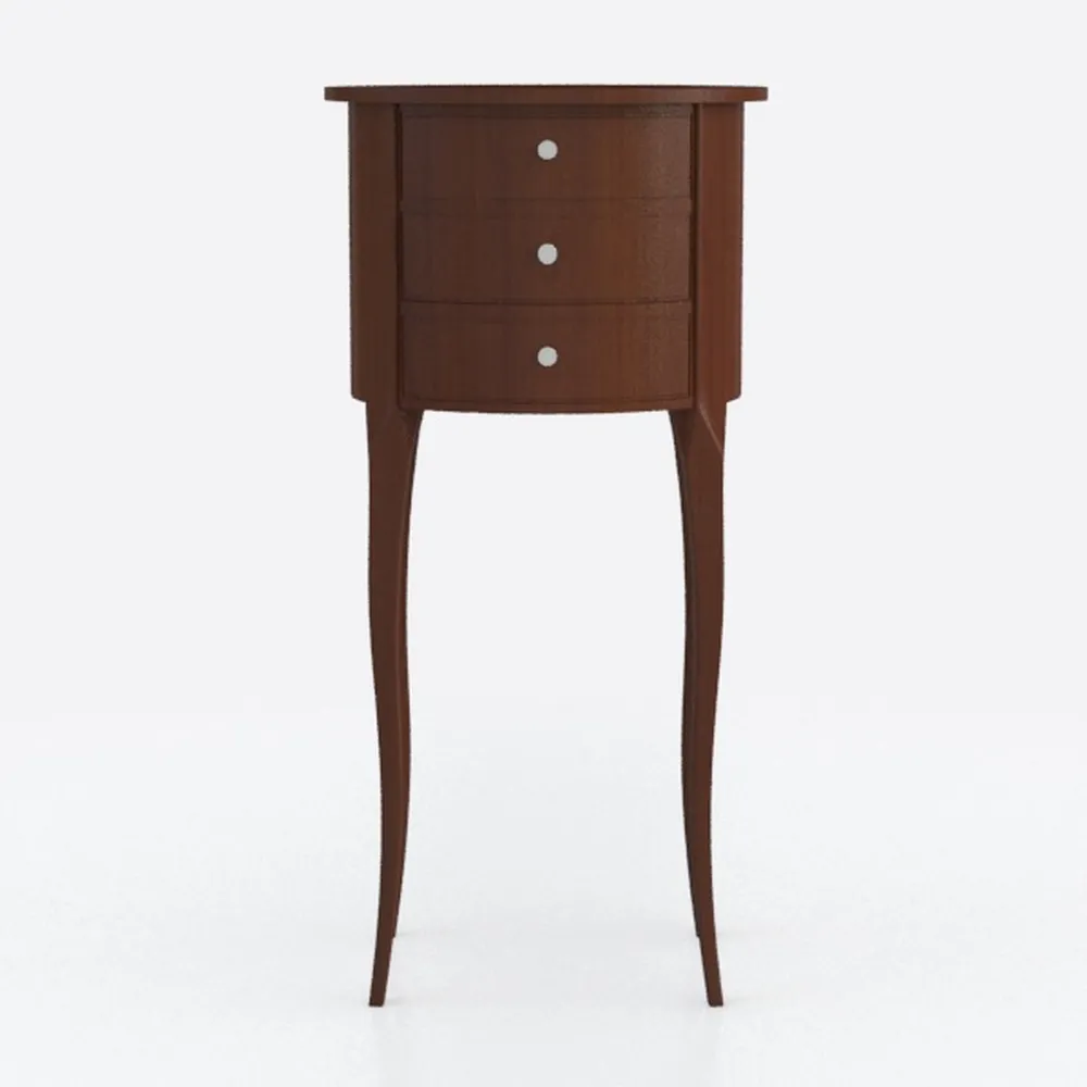 STO'SENSE Nightstand w/Charging Station & 3 Drawer