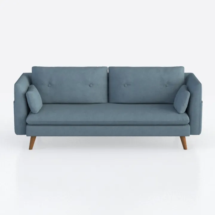 Kingway Inc Velvet Modern Button Tufted Sofa Couch