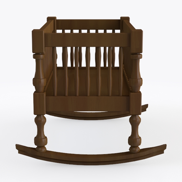 Wooden Rocking Chair Recliner with Engraved Text | Walnut Retro Chair for Indoor And Outdoor Use in Front Porch, Garden, Study, Terrace - Large Backrest And Comfortable Design