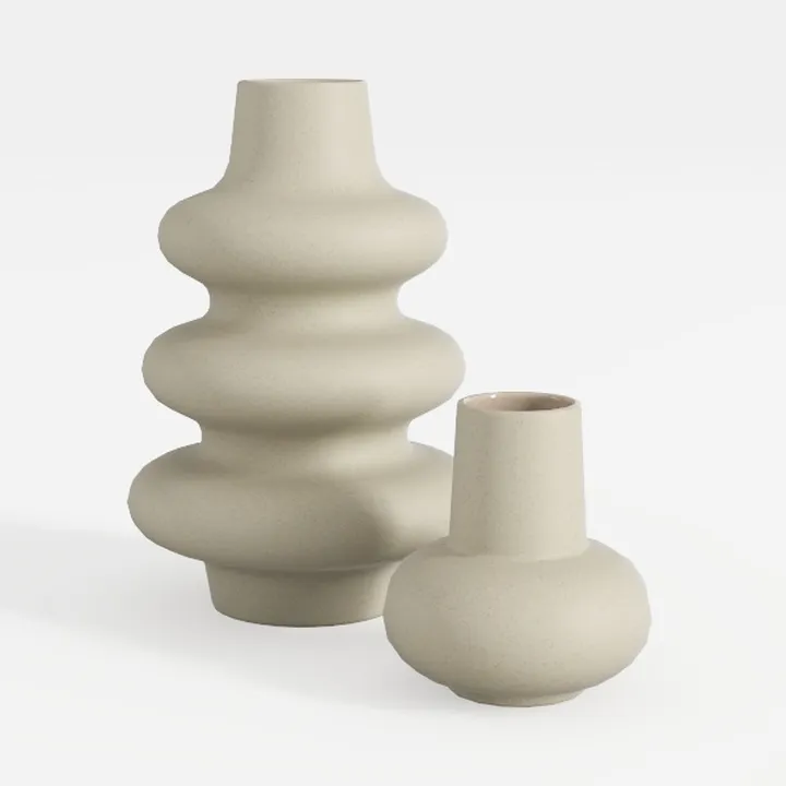 1PC Plastic Spiral White Vase Nordic Creative Flower Arrangement Container For Kitchen Living Bedroom Home Decoration Ornamen