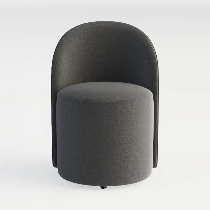 Ball & Cast Modern Swivel Accent Chair,Chenille