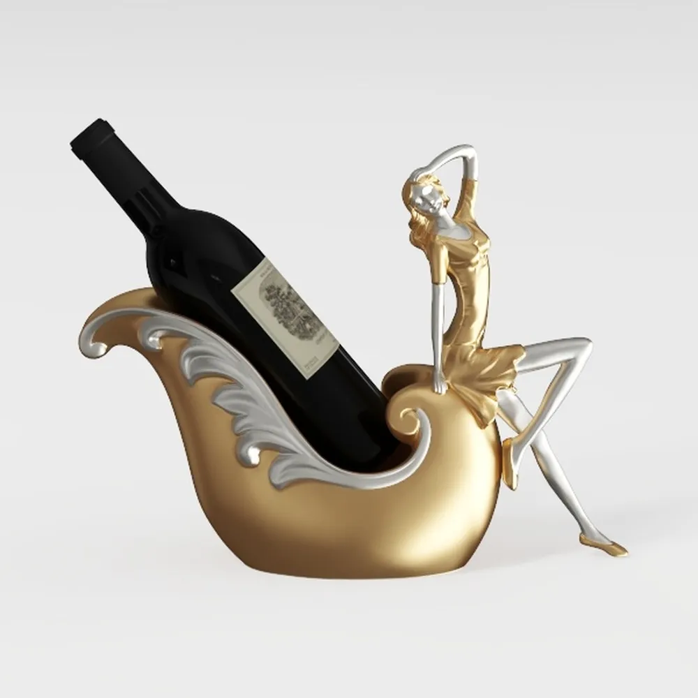 Chandelier Home Stemware Racks Sika Deer Wine Rack