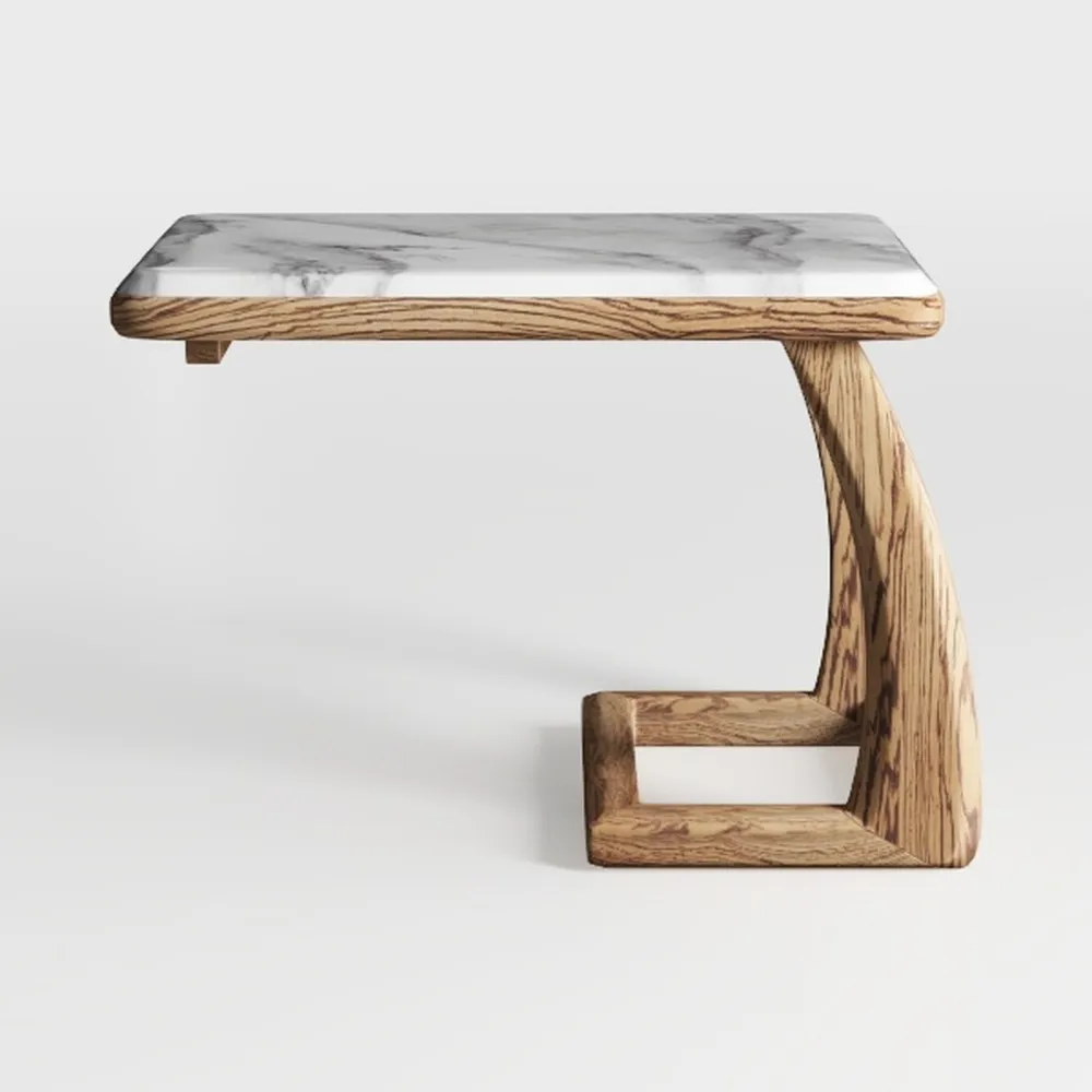 Tribesigns C-Shaped End Table, Side Table for
