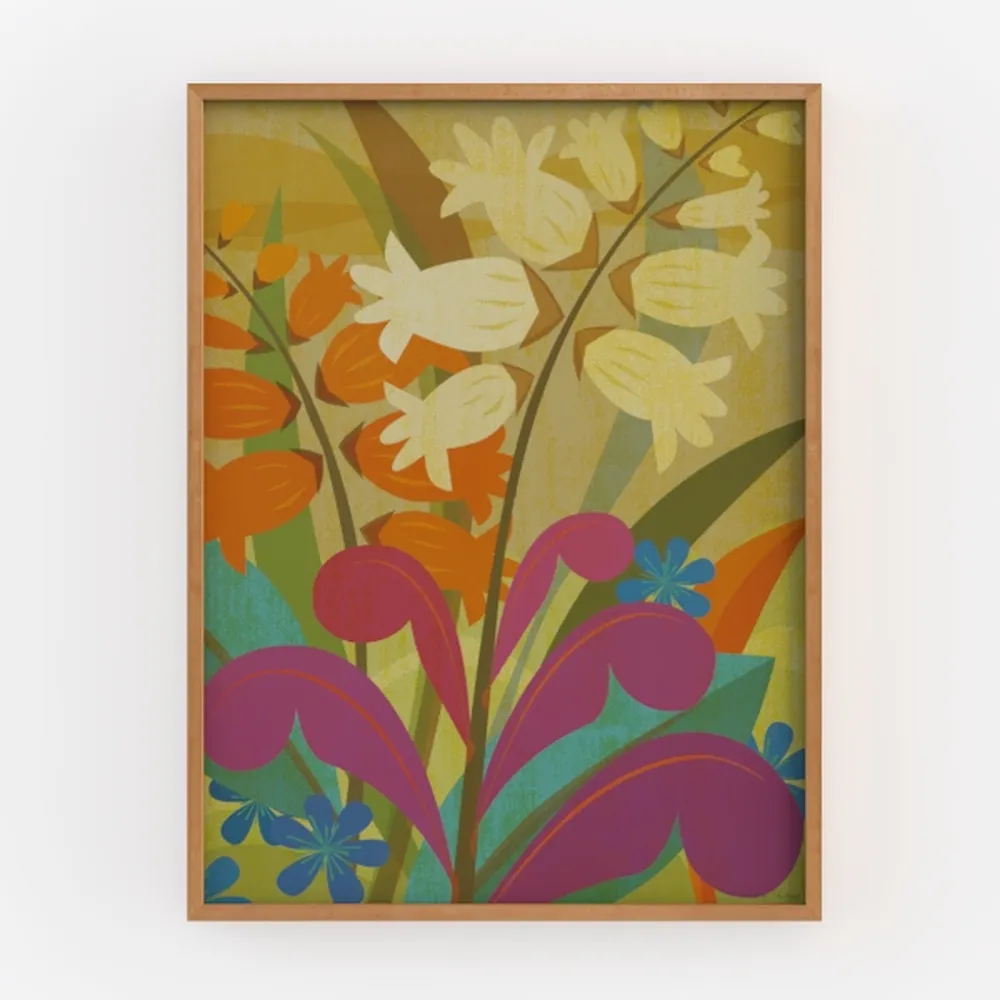 ARTZIO Vintage Landscape Wall Art Framed Canvas 