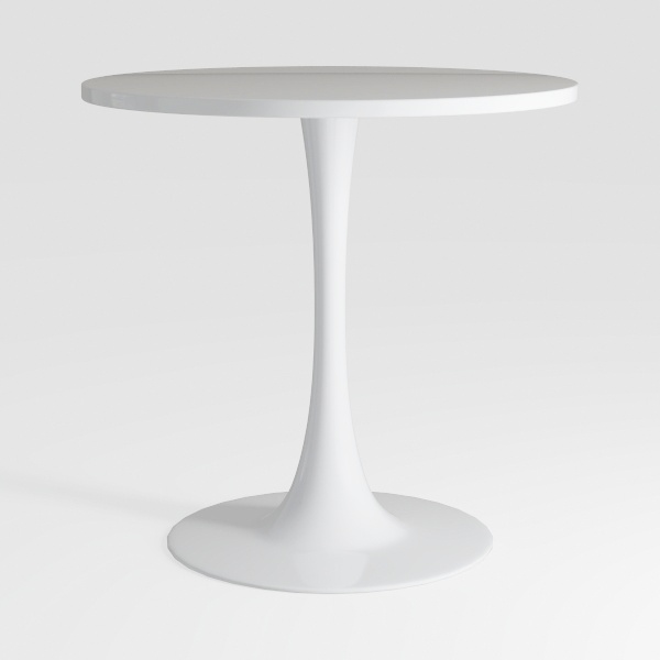 24&quot; Tulip Table for 2-3 Persons Modern Round