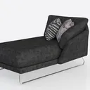 Cloud Couch Sectional, Boneless Couches for Living Left 45 Degree View